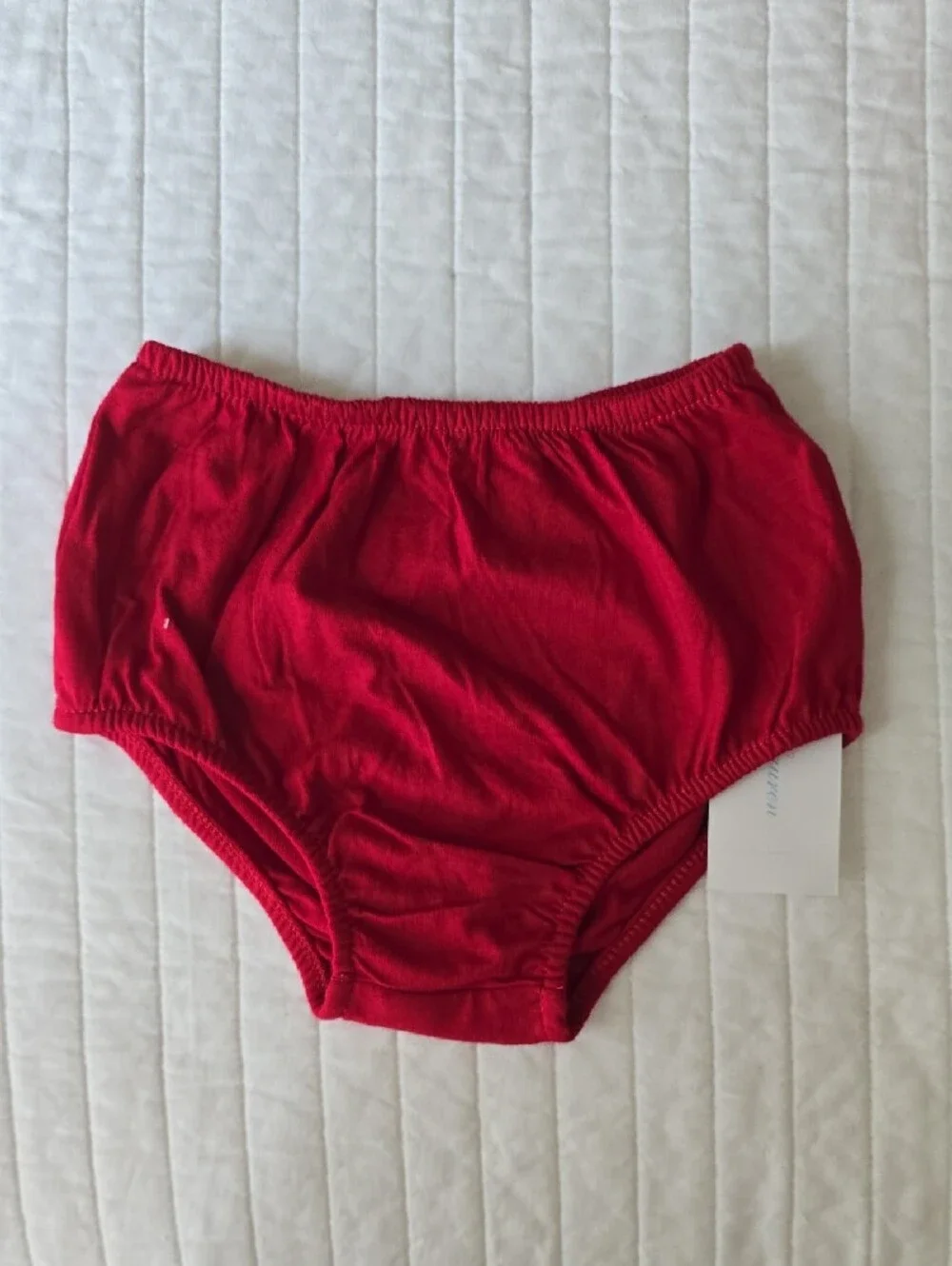 Ralph Lauren Red Velour Baby Dress with Bloomers 18M